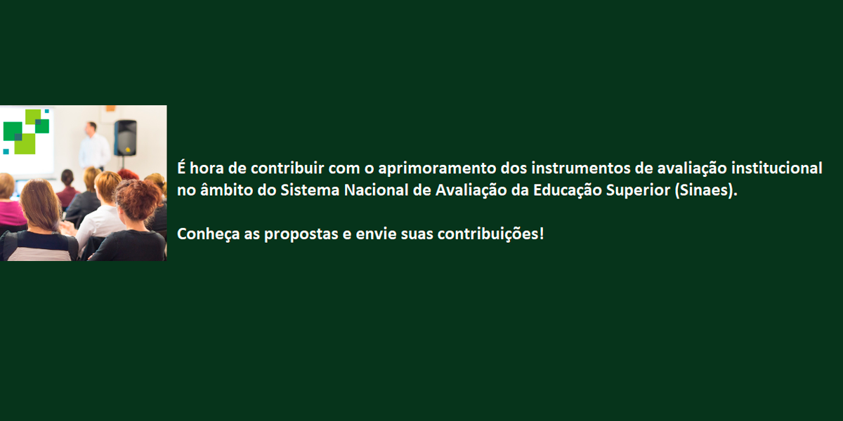 ANFEP recebe Convite para participação na Consulta Pública sobre o Novo Instrumento de Avaliação Institucional da Educação Superior.